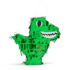 Green Mini Foil Dino Pinata